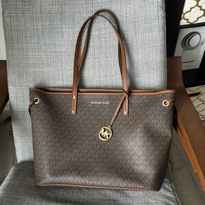 Large Michael Kors Tote Bag Signature Logo